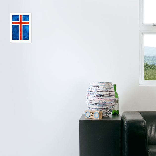 Icelandic Flag by KristjanLyngmo